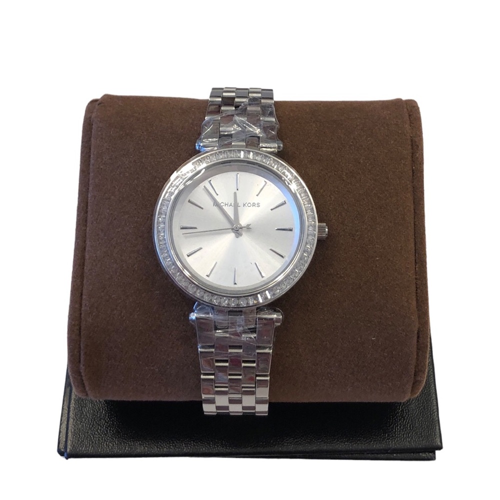 Michael Kors MK3364 Mini Darcy 33MM Stainless Steel Silvertone - Picture 11 of 16
